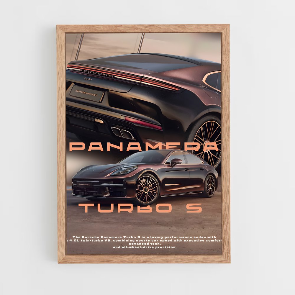 Poster Panamera Dream – affiche Porsche (vue 4)